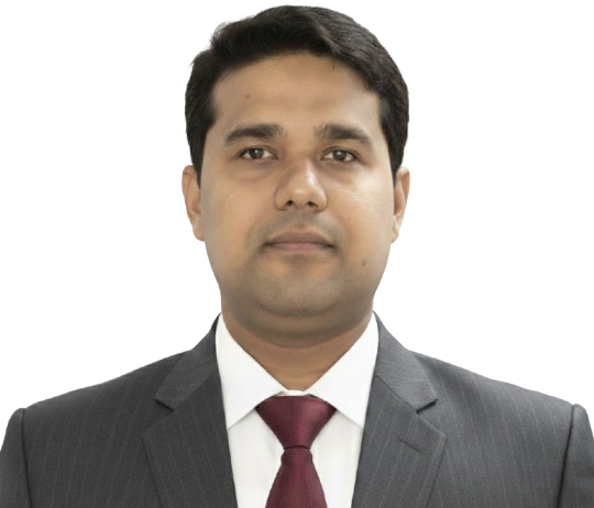 Dr Shahadat Hussain Professional portrait/headshot of Dr Shahadat Hussain, in formal suit. A researcher in 3D printing, metamaterials, TPMS lattices and shape memory materials.